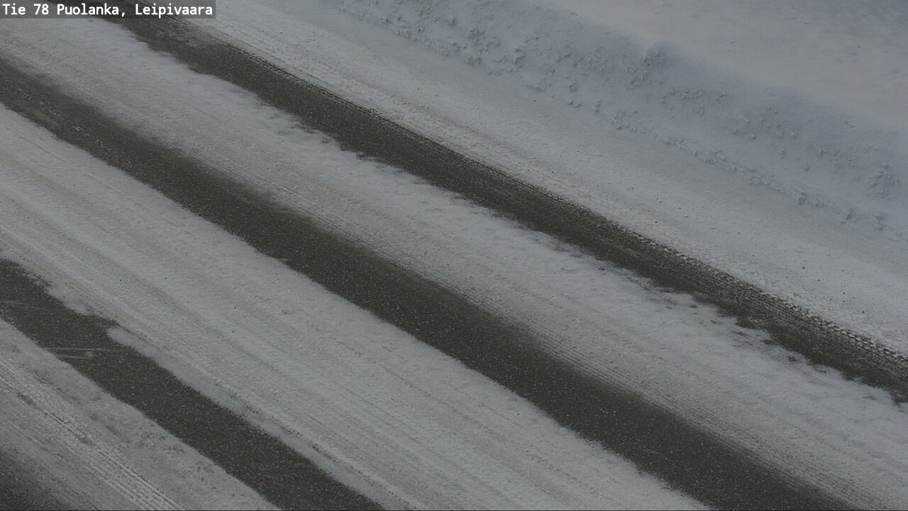 Weather Camera Image Väg 78 Puolango, Leipivaara, Puolanka, Kainuu