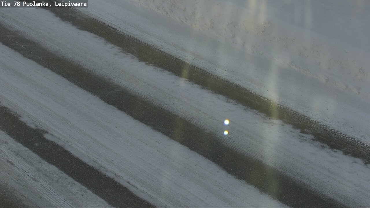 Weather Camera Image Väg 78 Puolango, Leipivaara, Puolanka, Kainuu