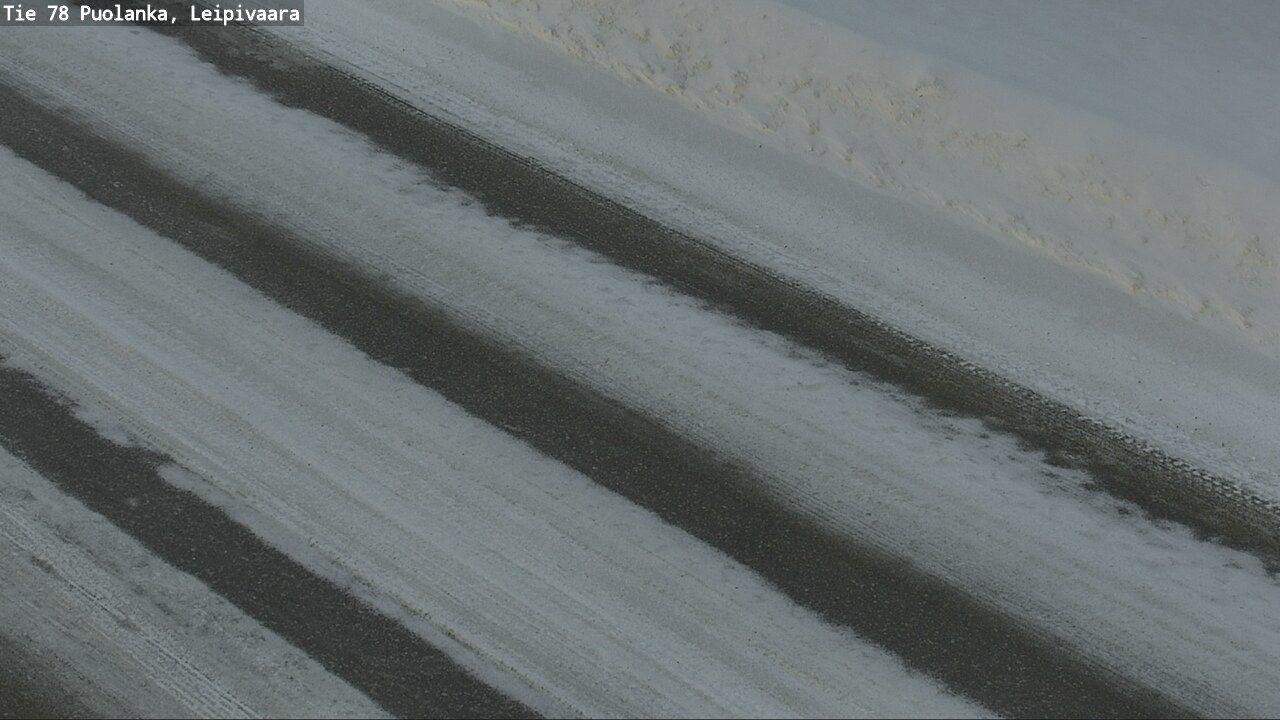 Weather Camera Image Väg 78 Puolango, Leipivaara, Puolanka, Kainuu