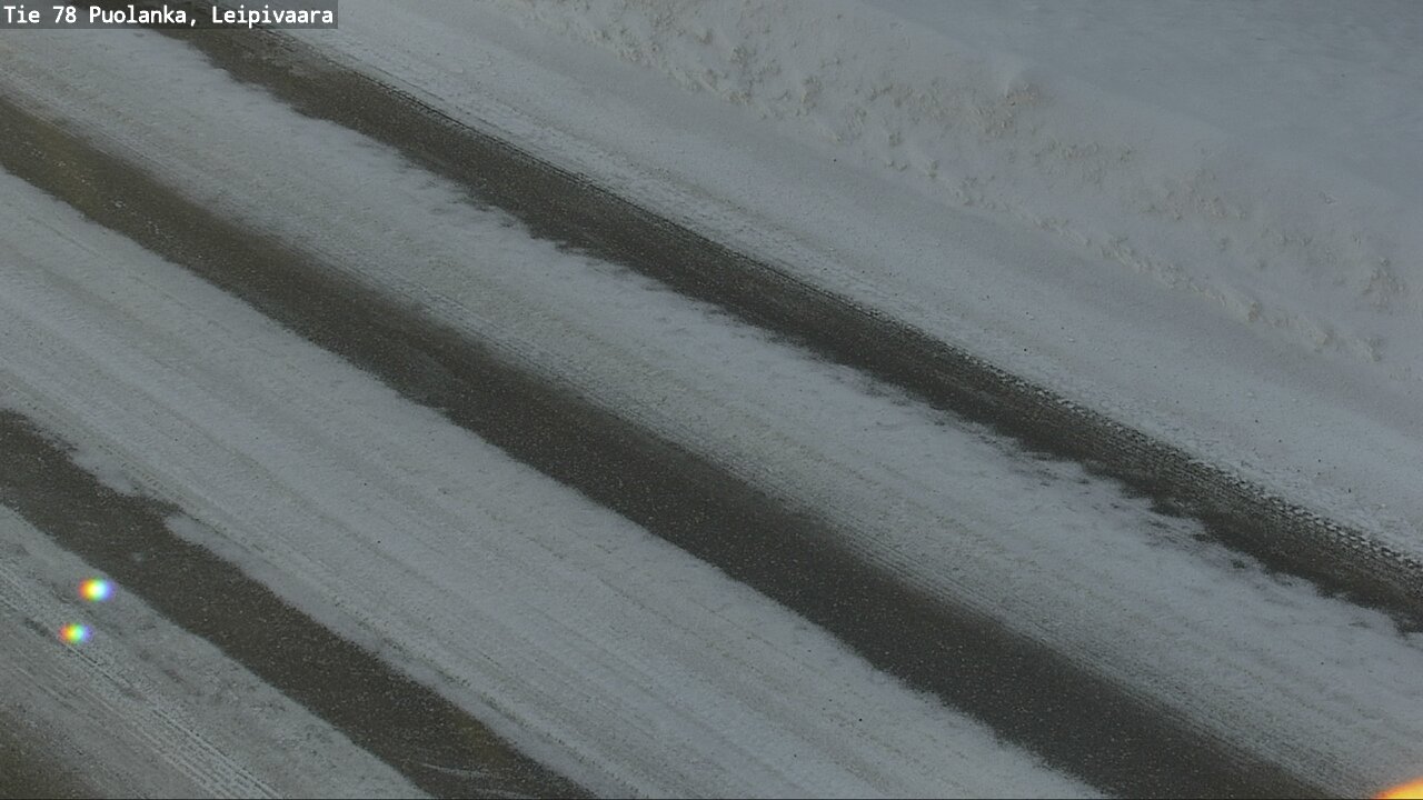 Weather Camera Image Väg 78 Puolango, Leipivaara, Puolanka, Kainuu
