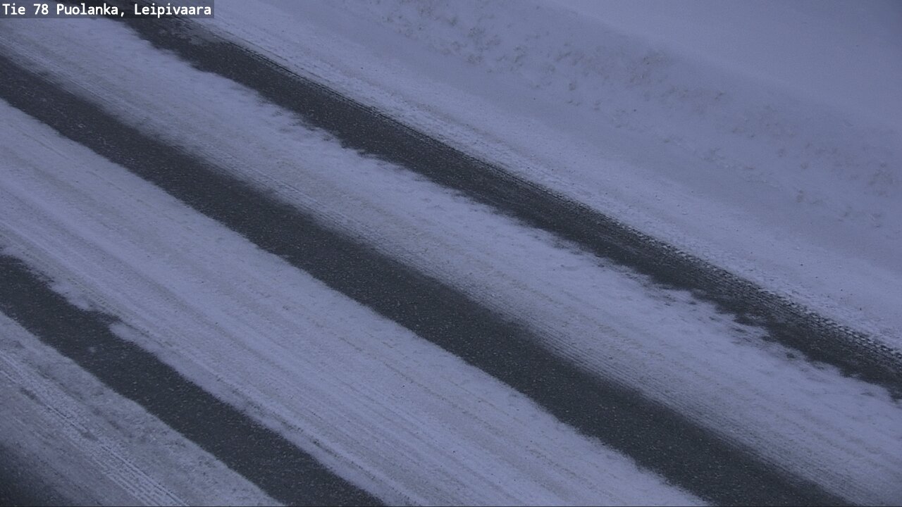 Weather Camera Image Väg 78 Puolango, Leipivaara, Puolanka, Kainuu