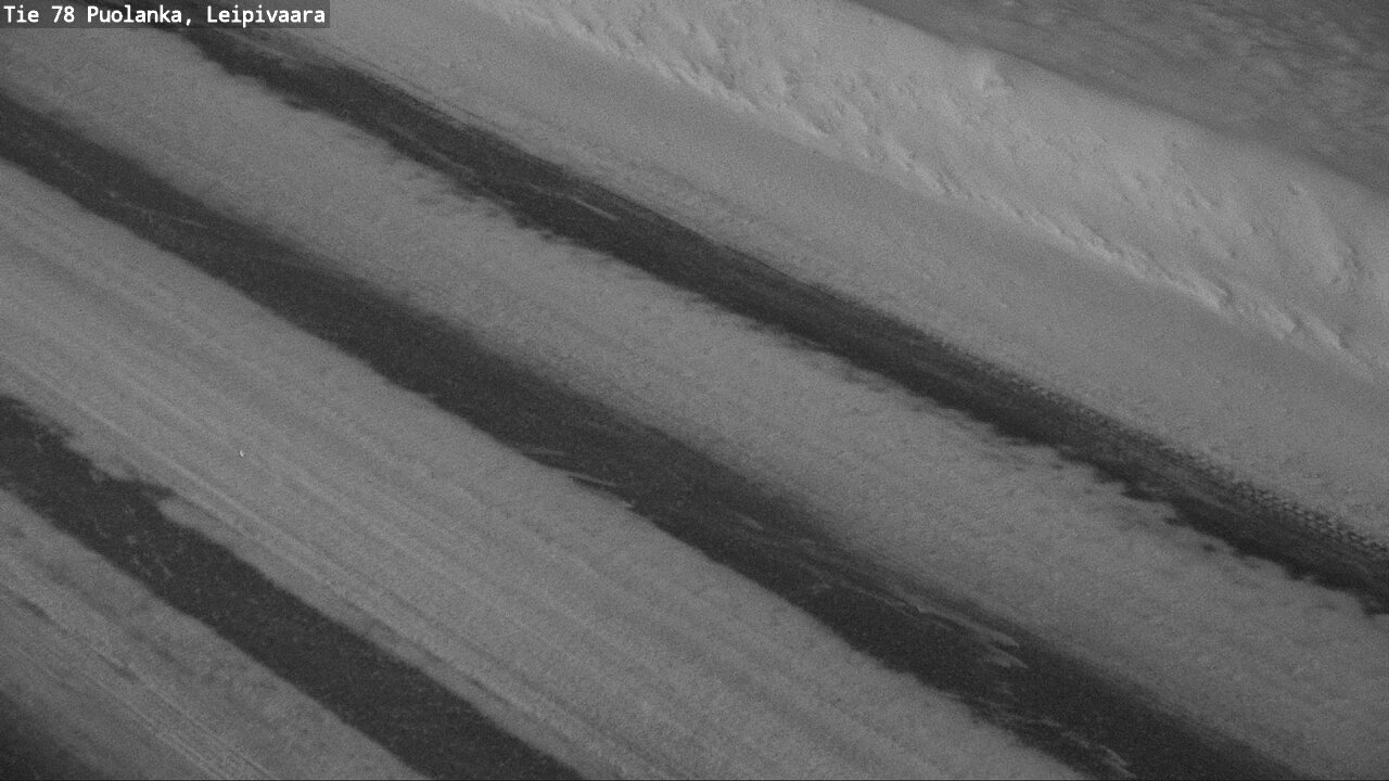 Weather Camera Image Väg 78 Puolango, Leipivaara, Puolanka, Kainuu