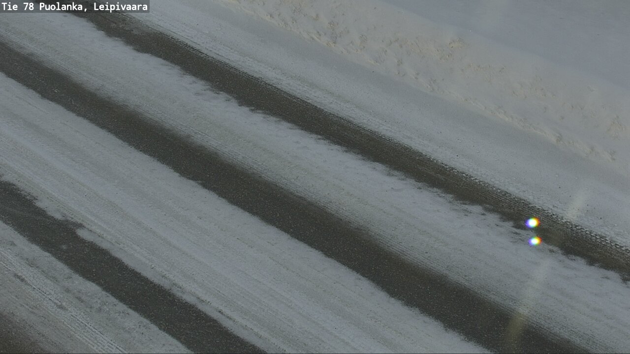 Weather Camera Image Väg 78 Puolango, Leipivaara, Puolanka, Kainuu