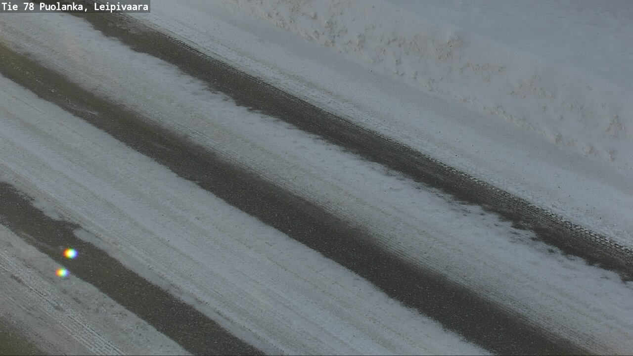 Weather Camera Image Väg 78 Puolango, Leipivaara, Puolanka, Kainuu