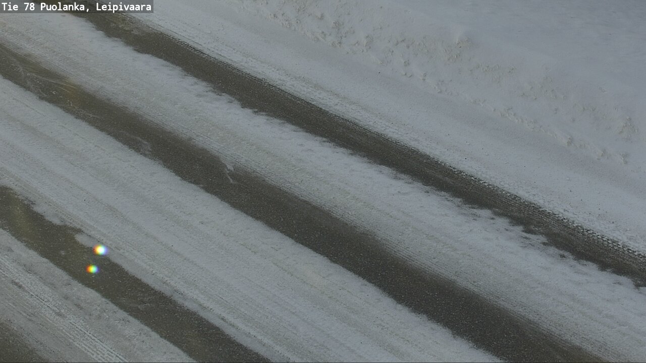 Weather Camera Image Väg 78 Puolango, Leipivaara, Puolanka, Kainuu