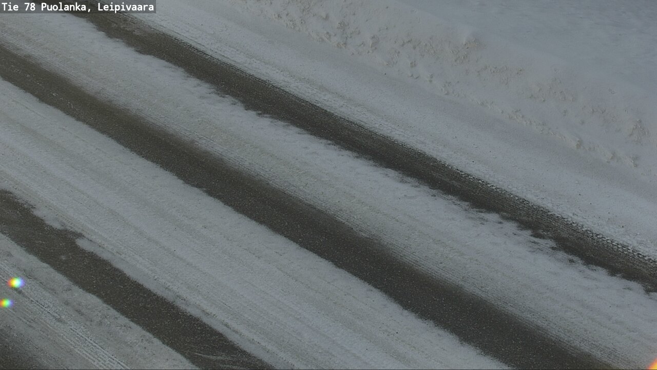 Weather Camera Image Väg 78 Puolango, Leipivaara, Puolanka, Kainuu