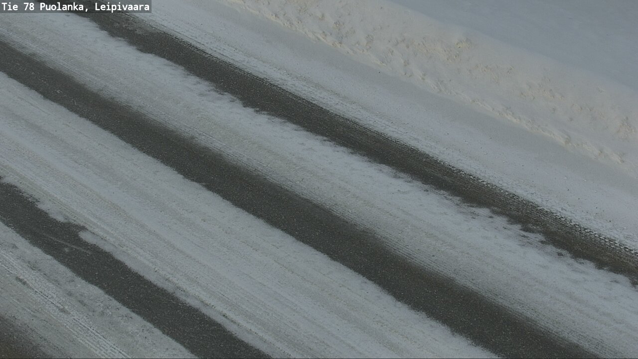 Weather Camera Image Väg 78 Puolango, Leipivaara, Puolanka, Kainuu