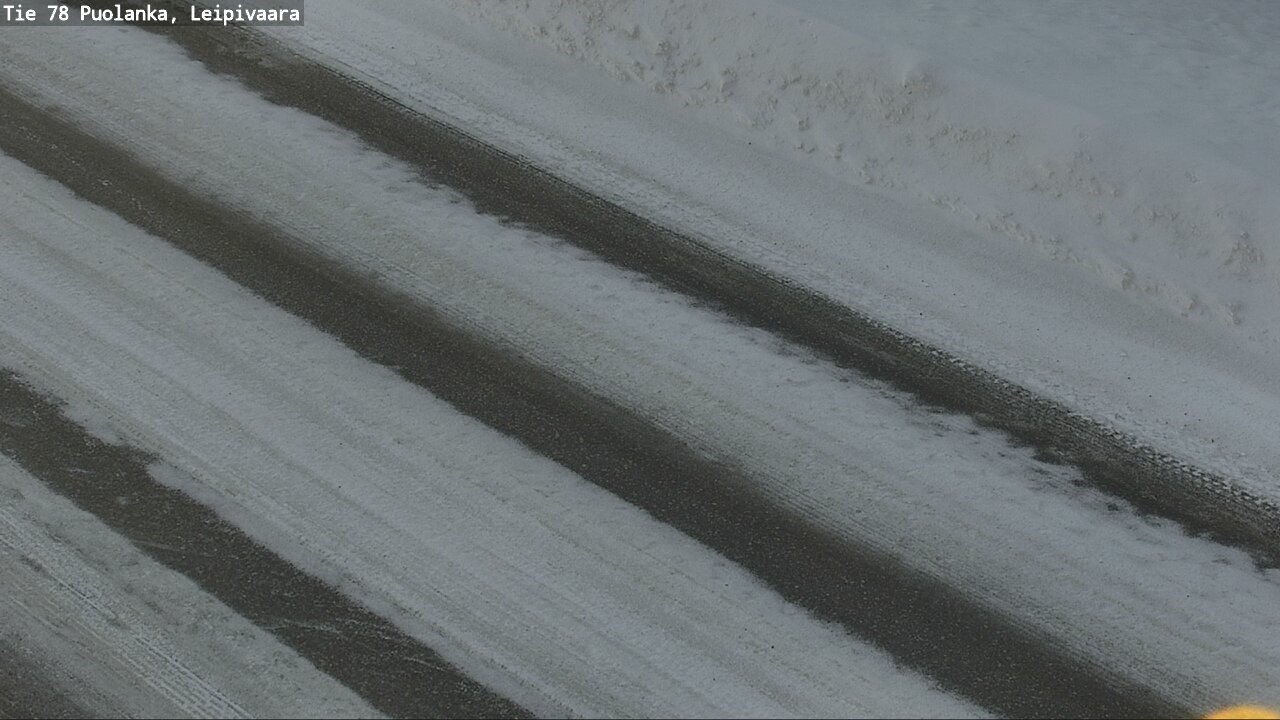 Weather Camera Image Väg 78 Puolango, Leipivaara, Puolanka, Kainuu