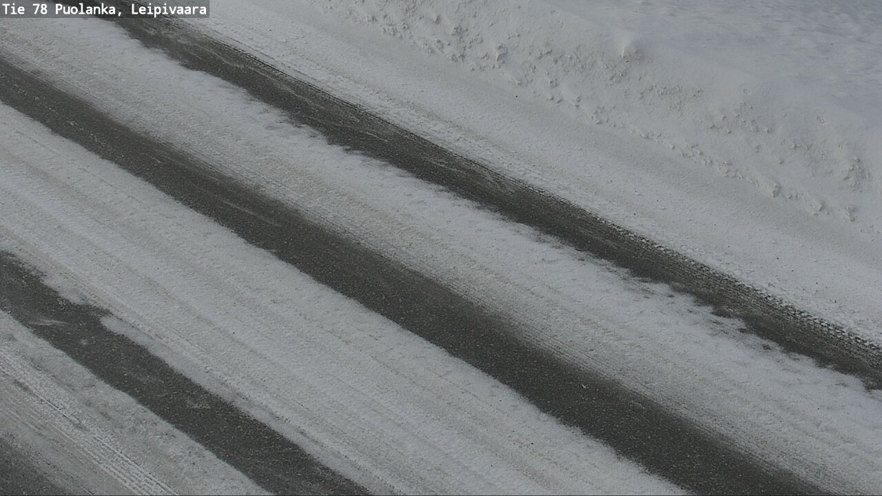 Weather Camera Image Väg 78 Puolango, Leipivaara, Puolanka, Kainuu