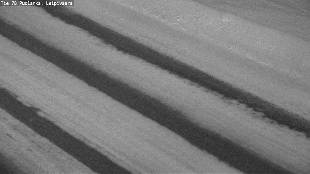Weather Camera Image Väg 78 Puolango, Leipivaara, Puolanka, Kainuu