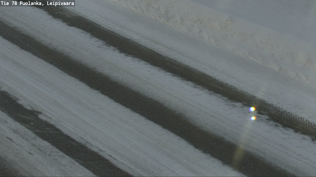 Weather Camera Image Väg 78 Puolango, Leipivaara, Puolanka, Kainuu