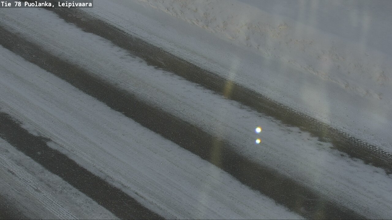 Weather Camera Image Väg 78 Puolango, Leipivaara, Puolanka, Kainuu