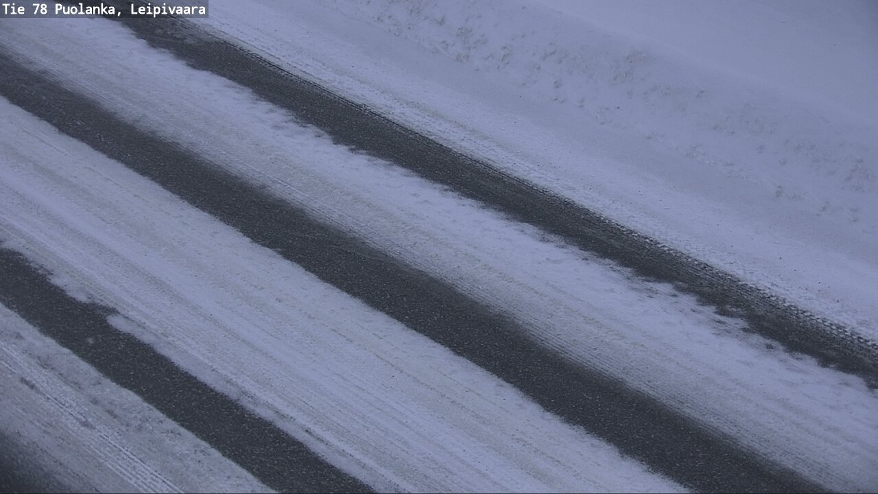 Weather Camera Image Väg 78 Puolango, Leipivaara, Puolanka, Kainuu