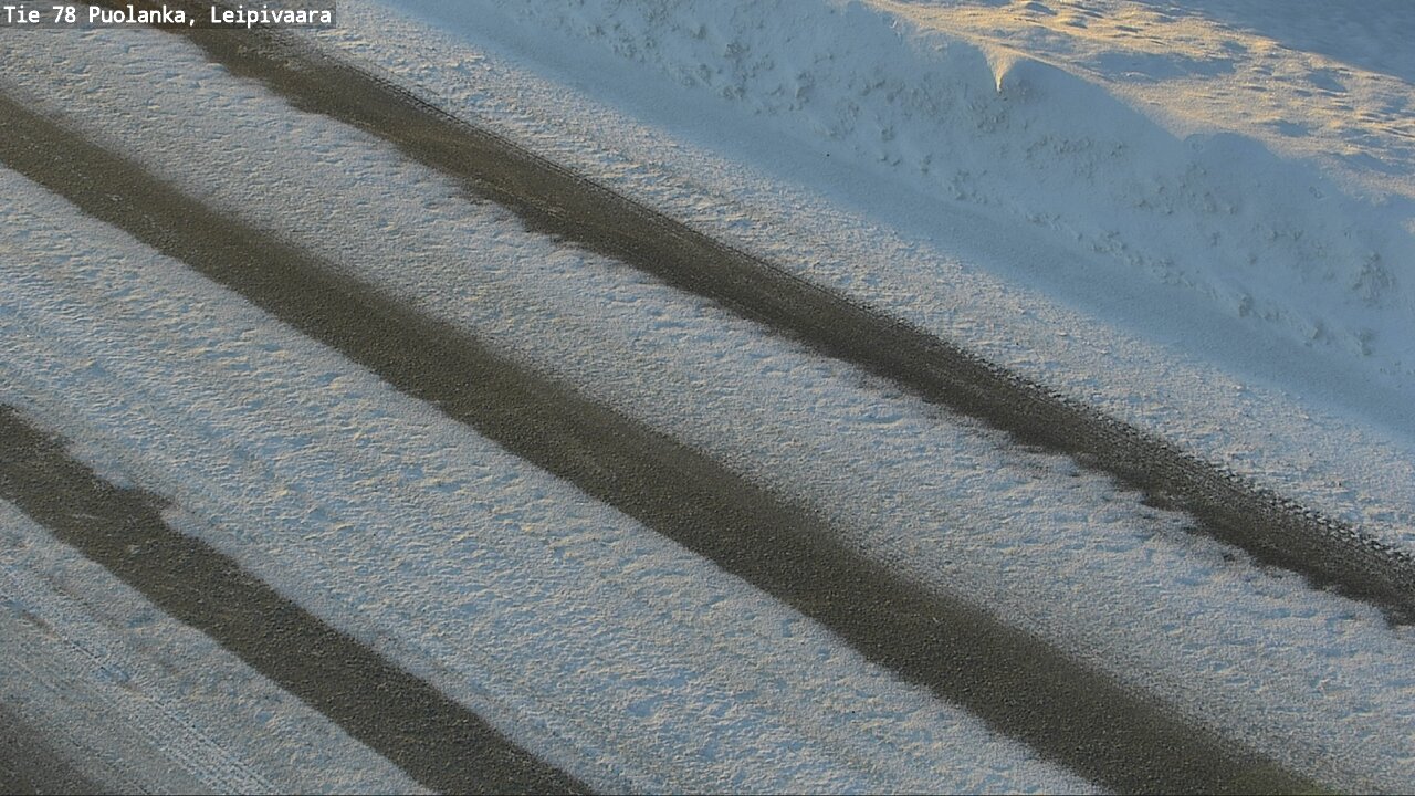 Weather Camera Image Väg 78 Puolango, Leipivaara, Puolanka, Kainuu