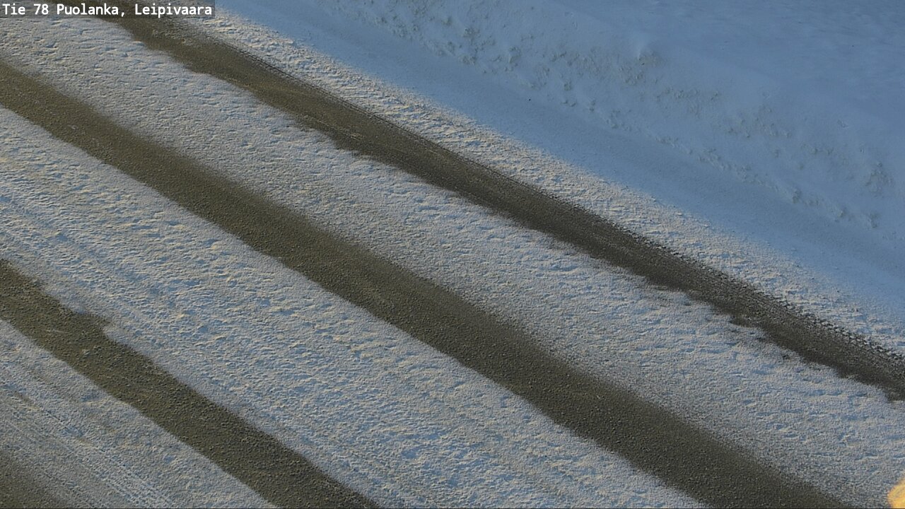 Weather Camera Image Väg 78 Puolango, Leipivaara, Puolanka, Kainuu