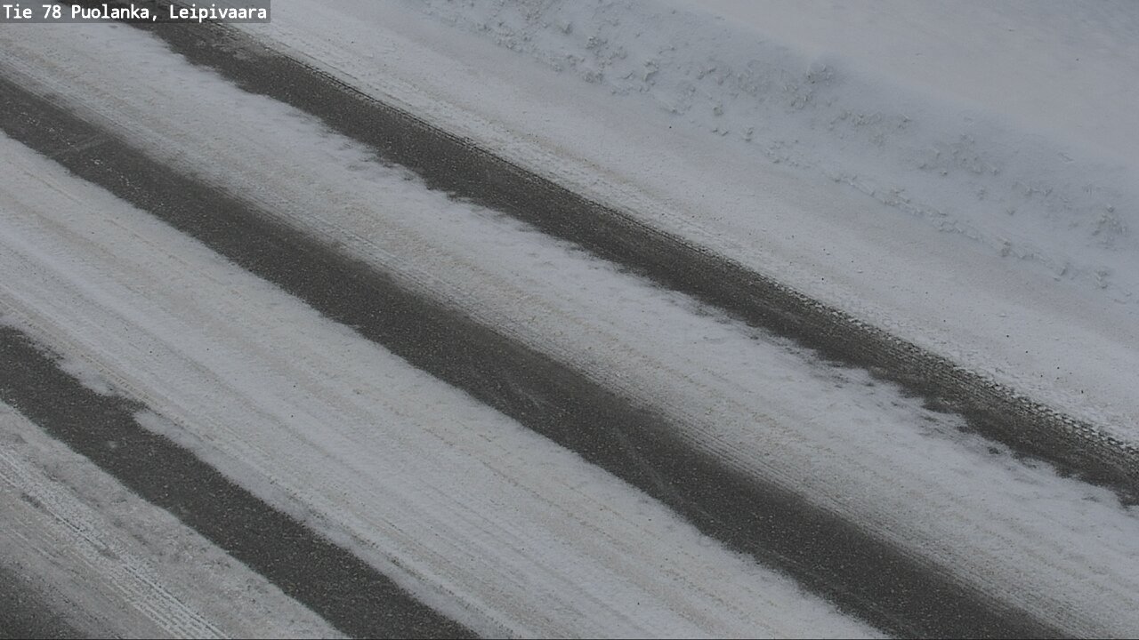 Weather Camera Image Väg 78 Puolango, Leipivaara, Puolanka, Kainuu