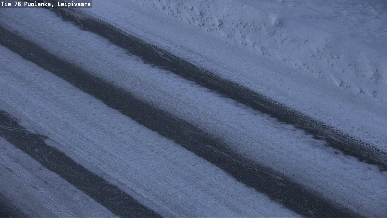 Weather Camera Image Väg 78 Puolango, Leipivaara, Puolanka, Kainuu