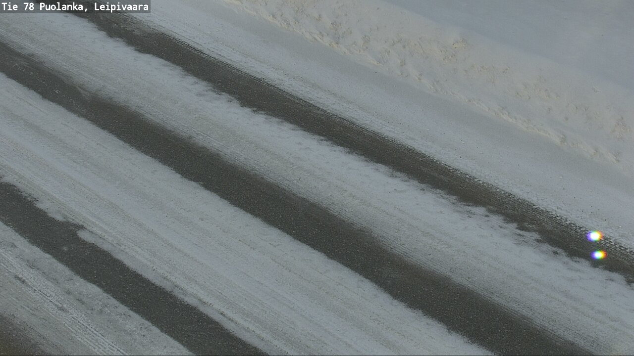 Weather Camera Image Väg 78 Puolango, Leipivaara, Puolanka, Kainuu