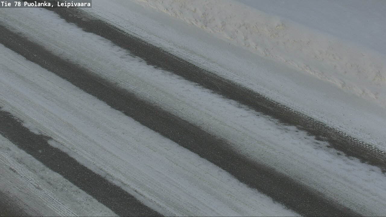 Weather Camera Image Väg 78 Puolango, Leipivaara, Puolanka, Kainuu