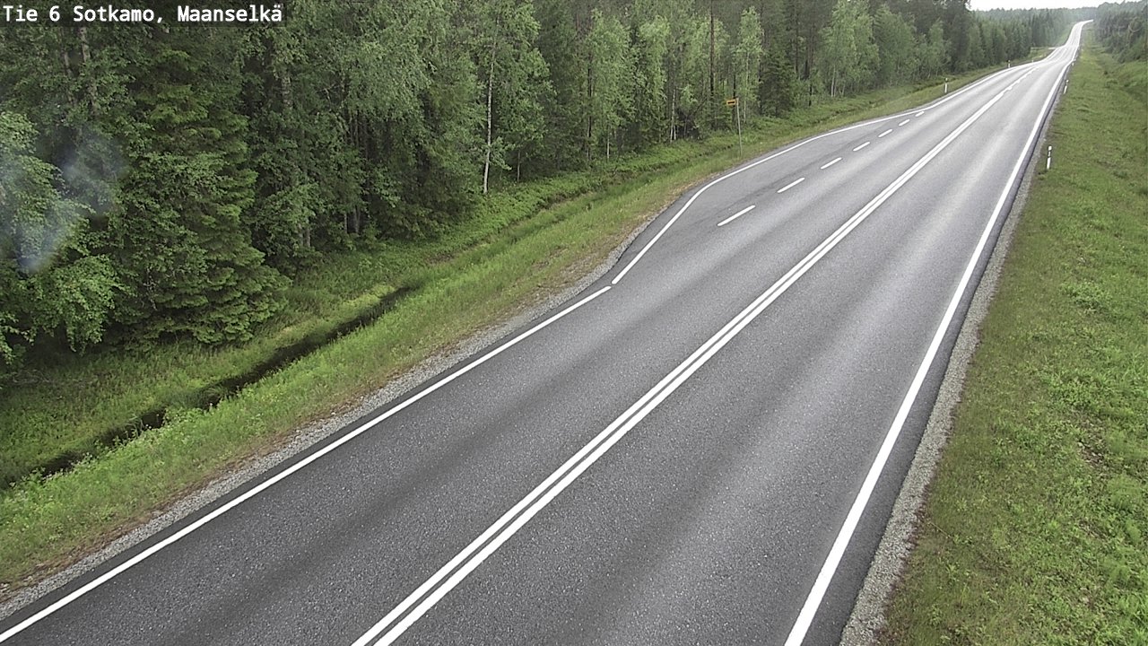 Weather Camera Image Road 6 Sotkamo, Maanselkä, Sotkamo, Kainuu