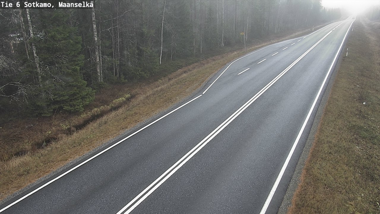 Kelikamerat Kuva Tie 6 Sotkamo, Maanselkä, Sotkamo, Kainuu