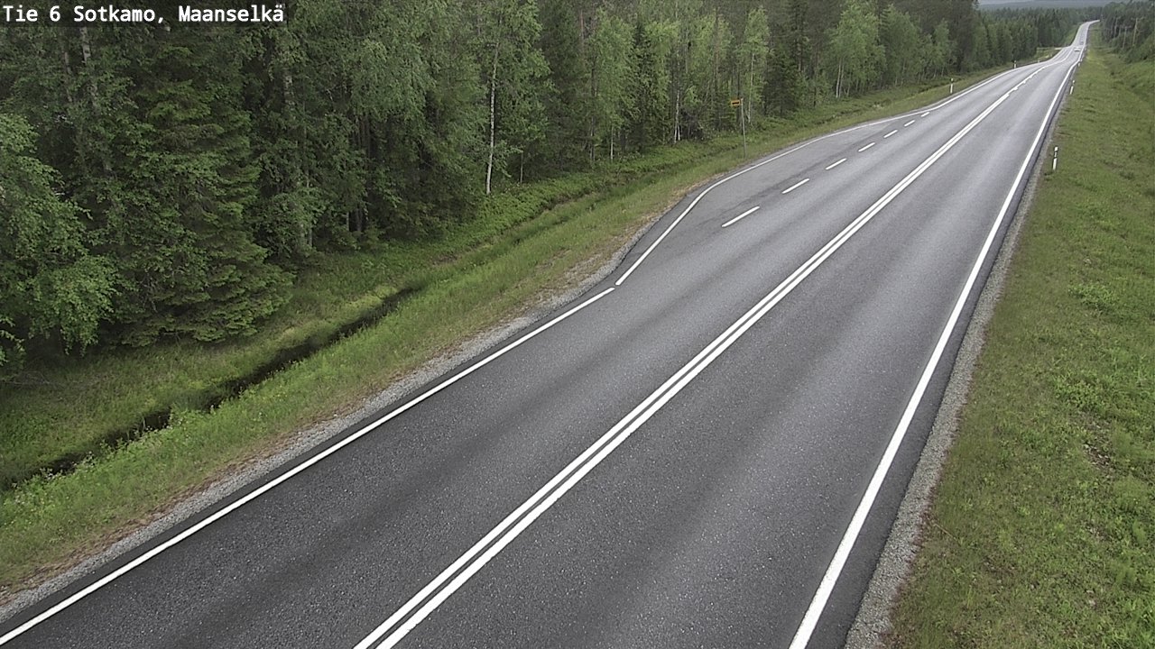 Kelikamerat Kuva Tie 6 Sotkamo, Maanselkä, Sotkamo, Kainuu