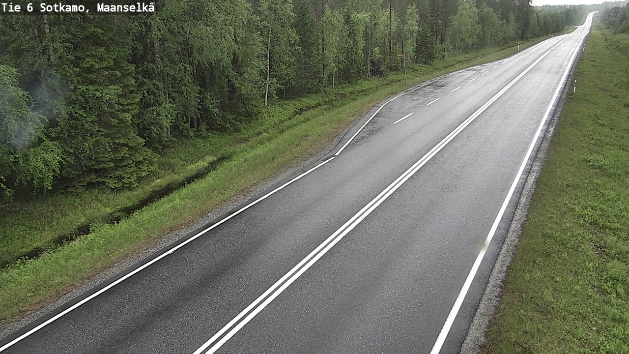 Kelikamerat Kuva Tie 6 Sotkamo, Maanselkä, Sotkamo, Kainuu