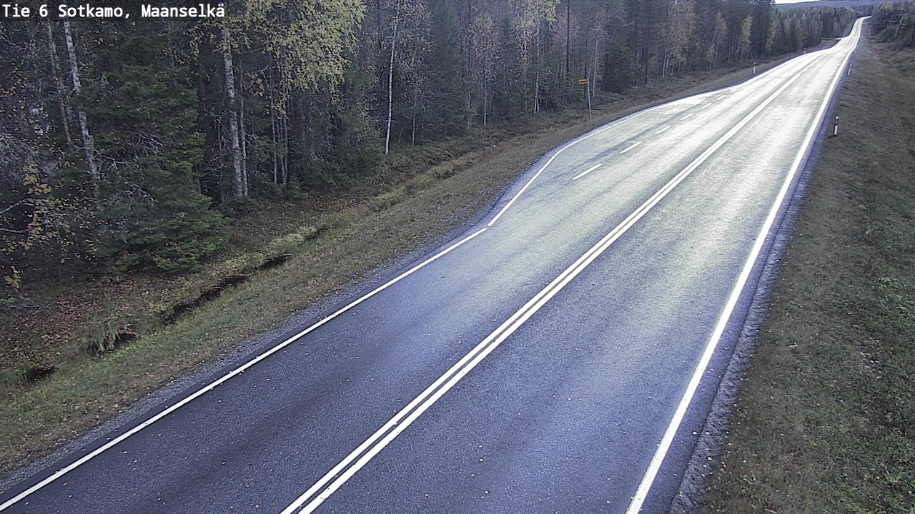 Weather Camera Image Road 6 Sotkamo, Maanselkä, Sotkamo, Kainuu