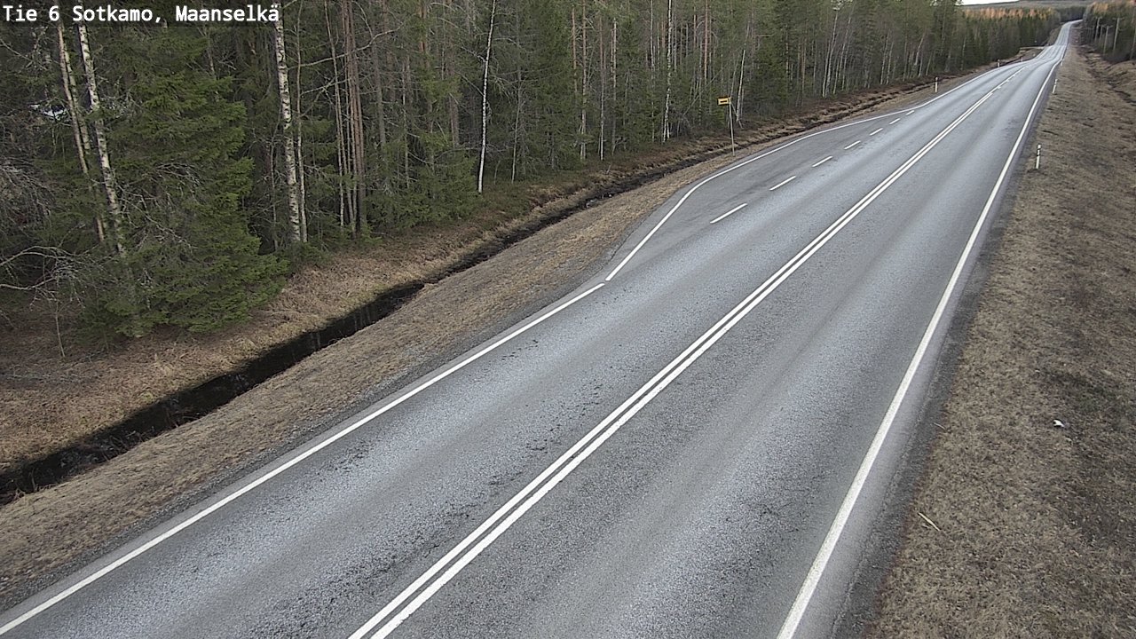 Kelikamerat Kuva Tie 6 Sotkamo, Maanselkä, Sotkamo, Kainuu