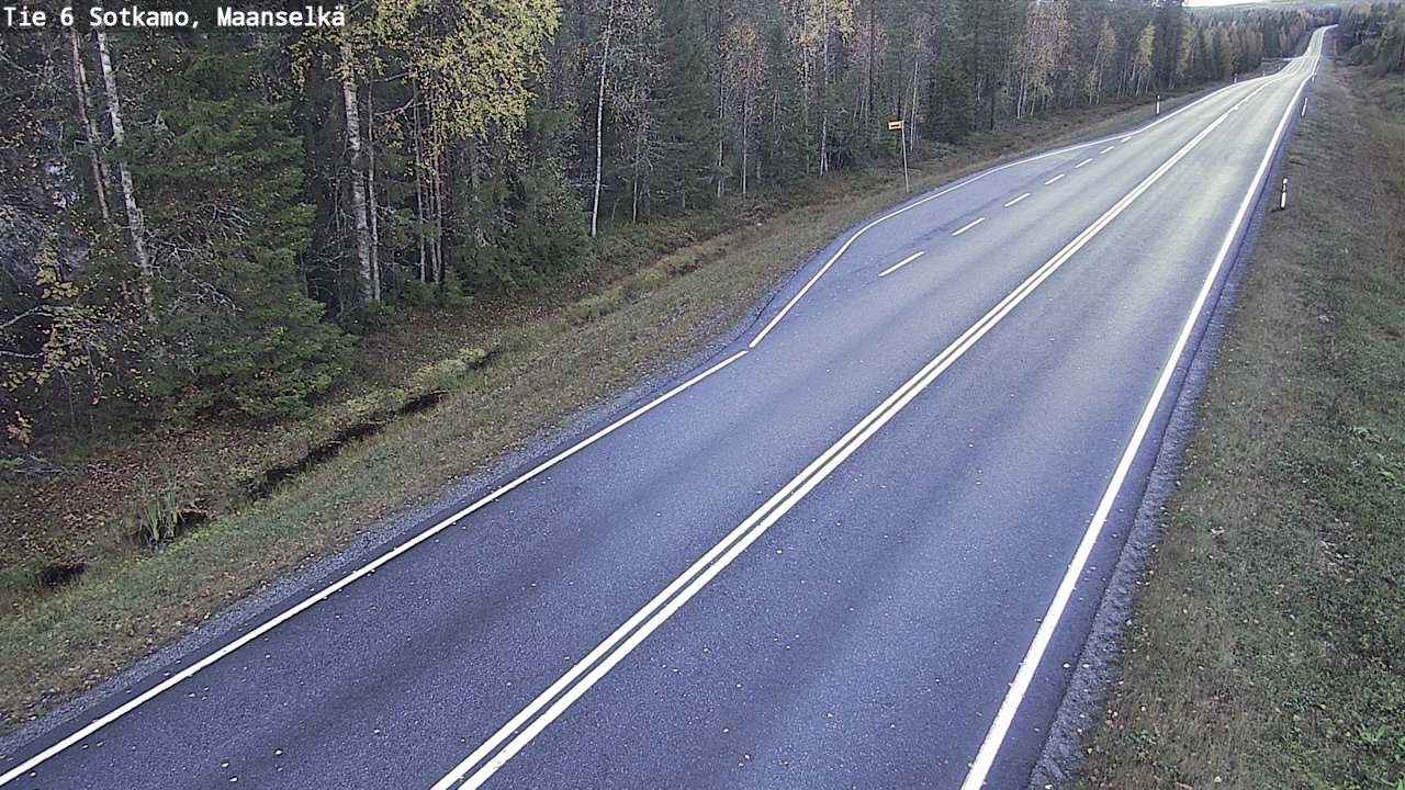 Weather Camera Image Road 6 Sotkamo, Maanselkä, Sotkamo, Kainuu