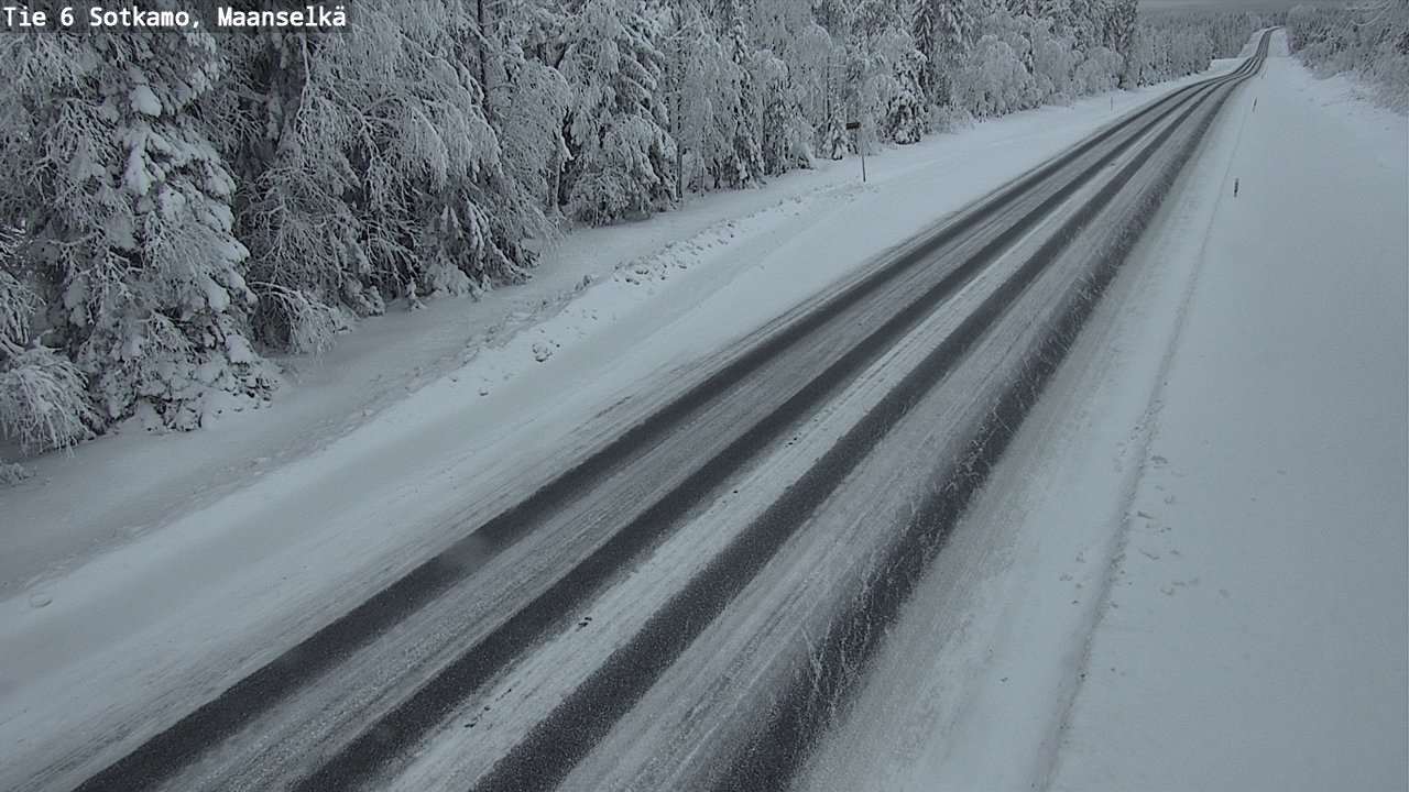 Weather Camera Image Road 6 Sotkamo, Maanselkä, Sotkamo, Kainuu