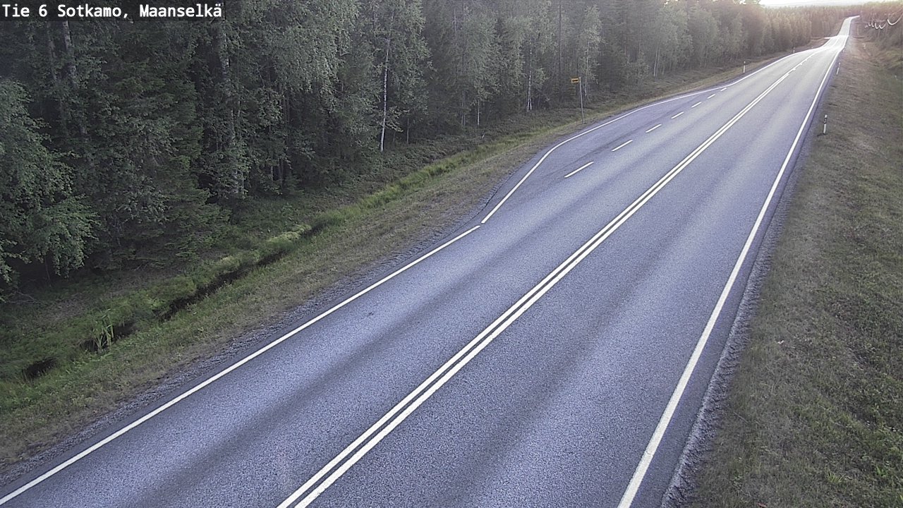 Kelikamerat Kuva Tie 6 Sotkamo, Maanselkä, Sotkamo, Kainuu