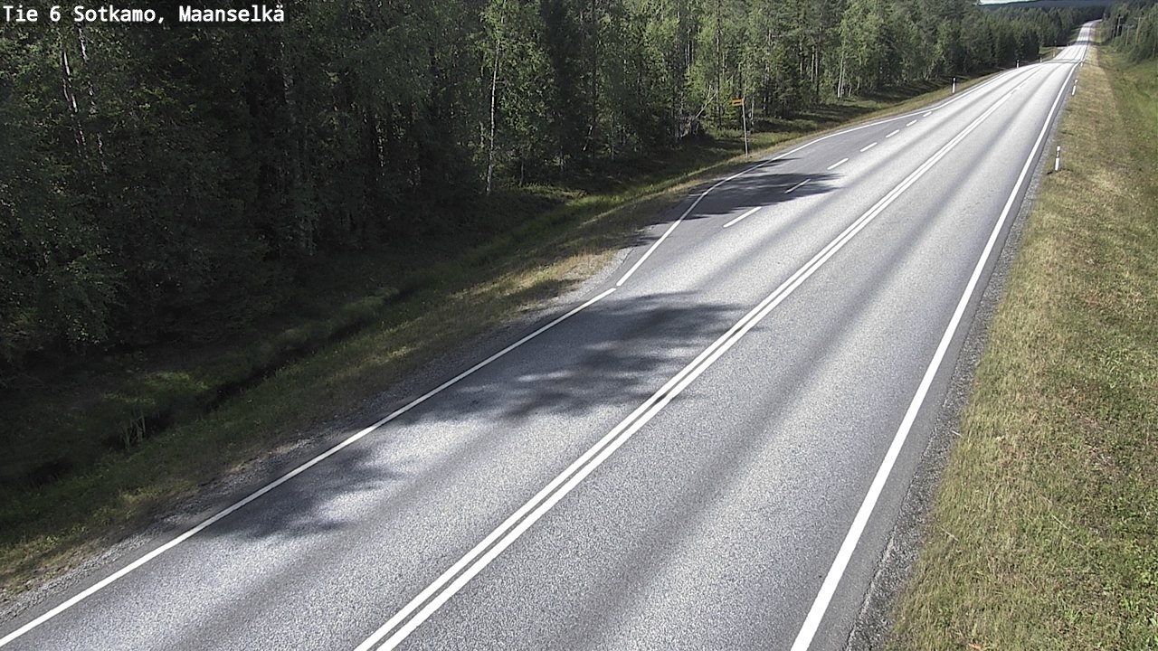 Kelikamerat Kuva Tie 6 Sotkamo, Maanselkä, Sotkamo, Kainuu