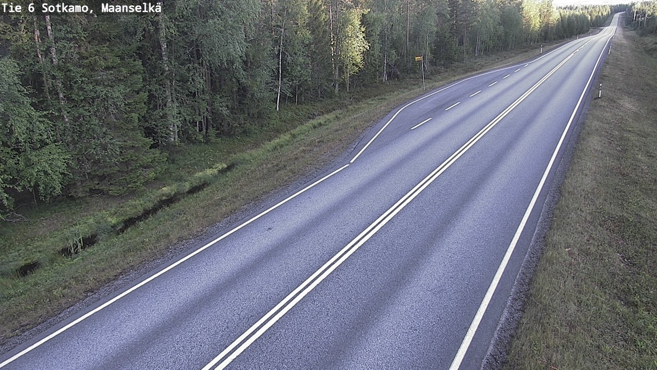 Weather Camera Image Road 6 Sotkamo, Maanselkä, Sotkamo, Kainuu