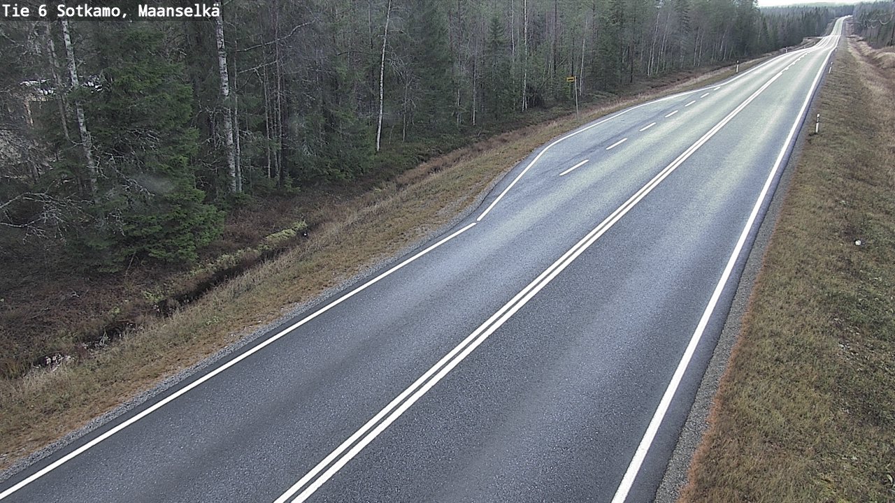 Kelikamerat Kuva Tie 6 Sotkamo, Maanselkä, Sotkamo, Kainuu