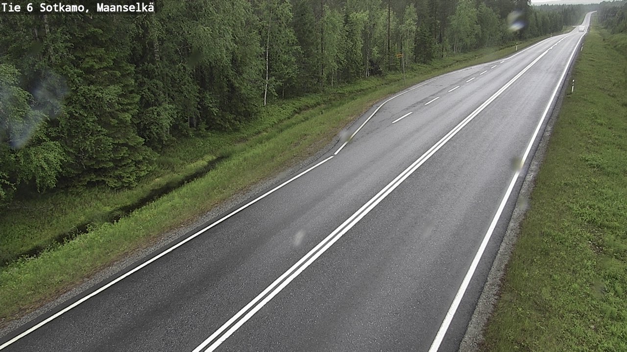 Weather Camera Image Road 6 Sotkamo, Maanselkä, Sotkamo, Kainuu