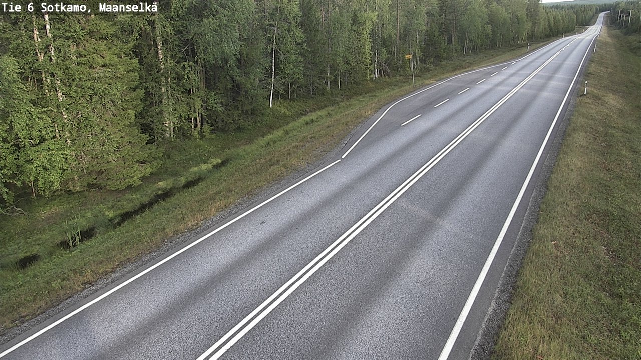 Weather Camera Image Road 6 Sotkamo, Maanselkä, Sotkamo, Kainuu