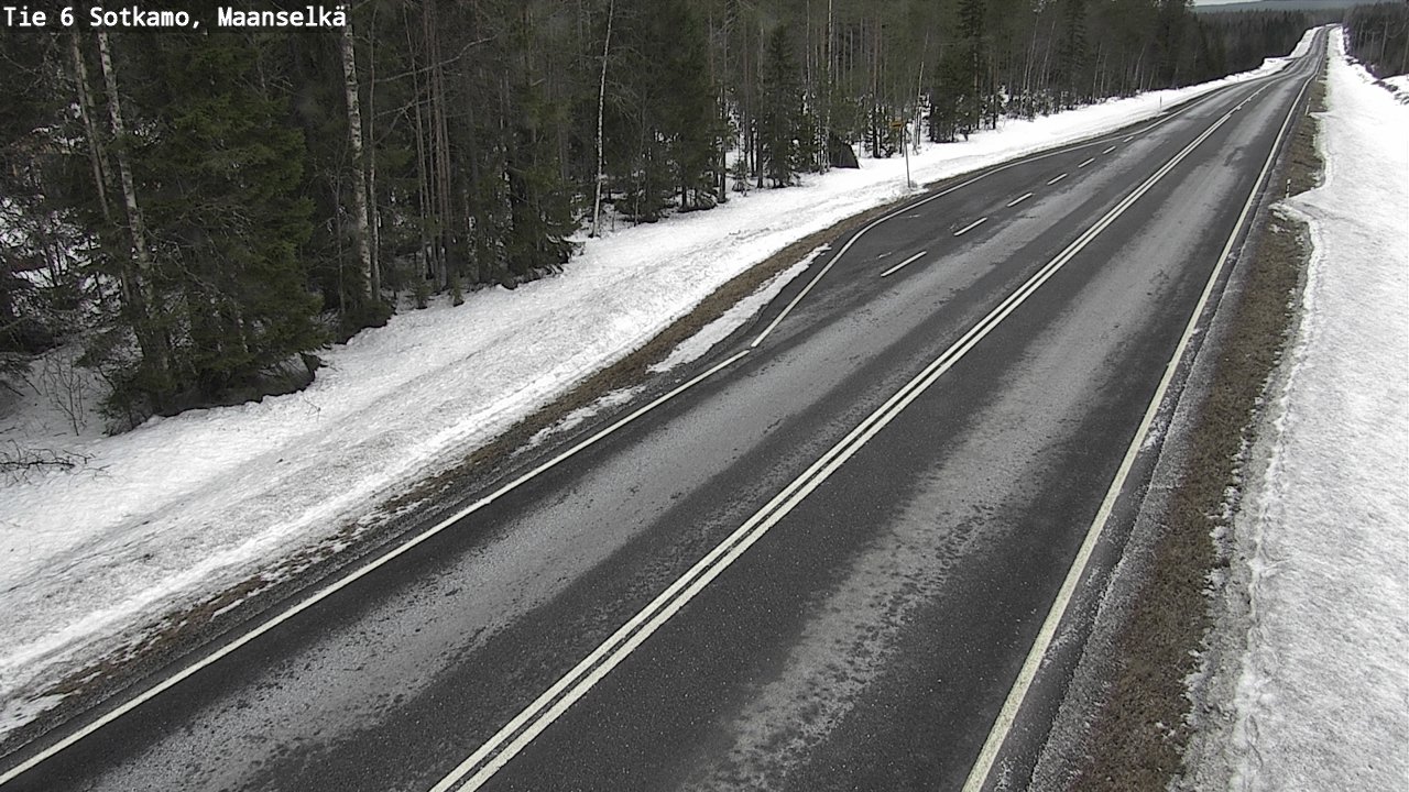 Kelikamerat Kuva Tie 6 Sotkamo, Maanselkä, Sotkamo, Kainuu