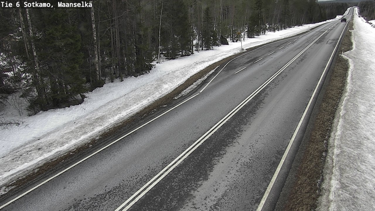 Weather Camera Image Road 6 Sotkamo, Maanselkä, Sotkamo, Kainuu