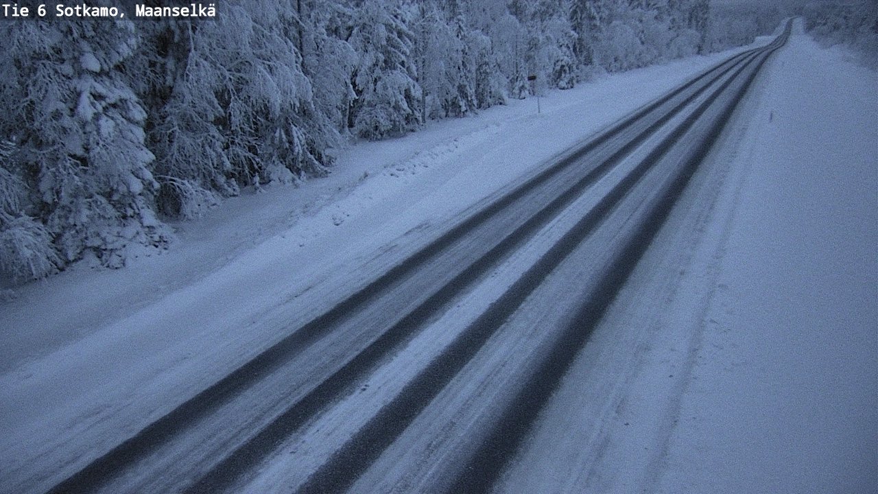 Kelikamerat Kuva Tie 6 Sotkamo, Maanselkä, Sotkamo, Kainuu