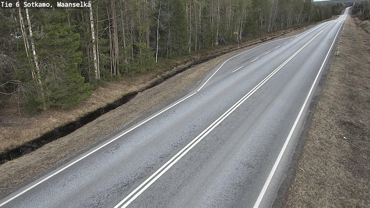Kelikamerat Kuva Tie 6 Sotkamo, Maanselkä, Sotkamo, Kainuu