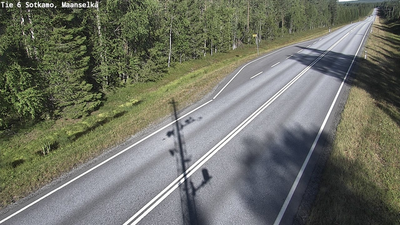 Kelikamerat Kuva Tie 6 Sotkamo, Maanselkä, Sotkamo, Kainuu