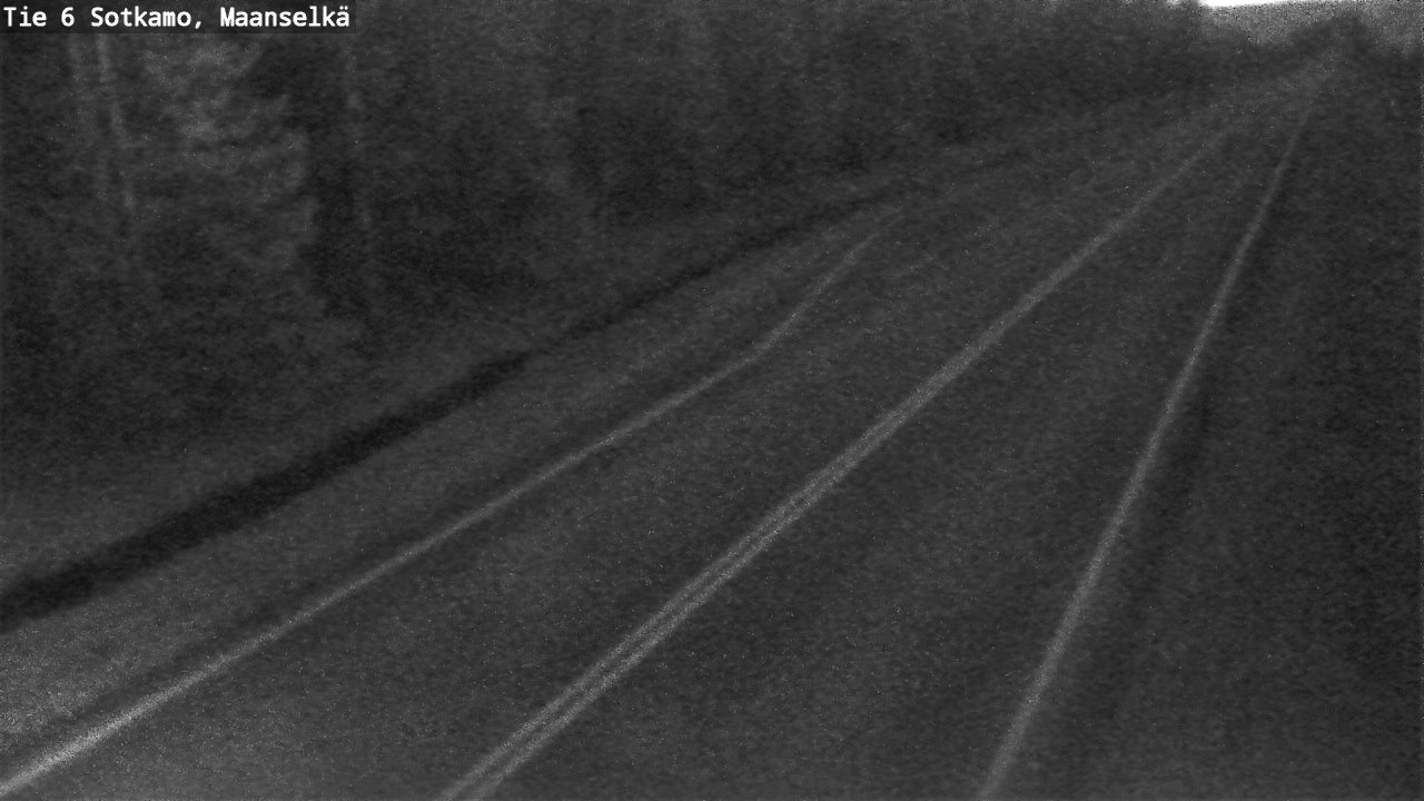 Weather Camera Image Väg 6 Sotkamo, Maanselkä, Sotkamo, Kainuu