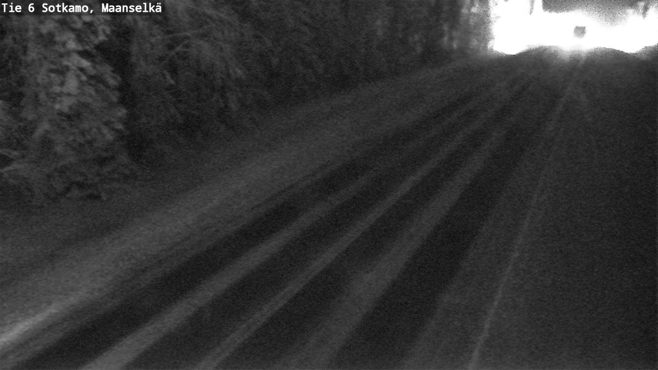 Weather Camera Image Väg 6 Sotkamo, Maanselkä, Sotkamo, Kainuu