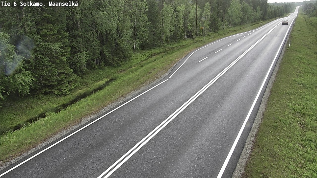 Weather Camera Image Road 6 Sotkamo, Maanselkä, Sotkamo, Kainuu