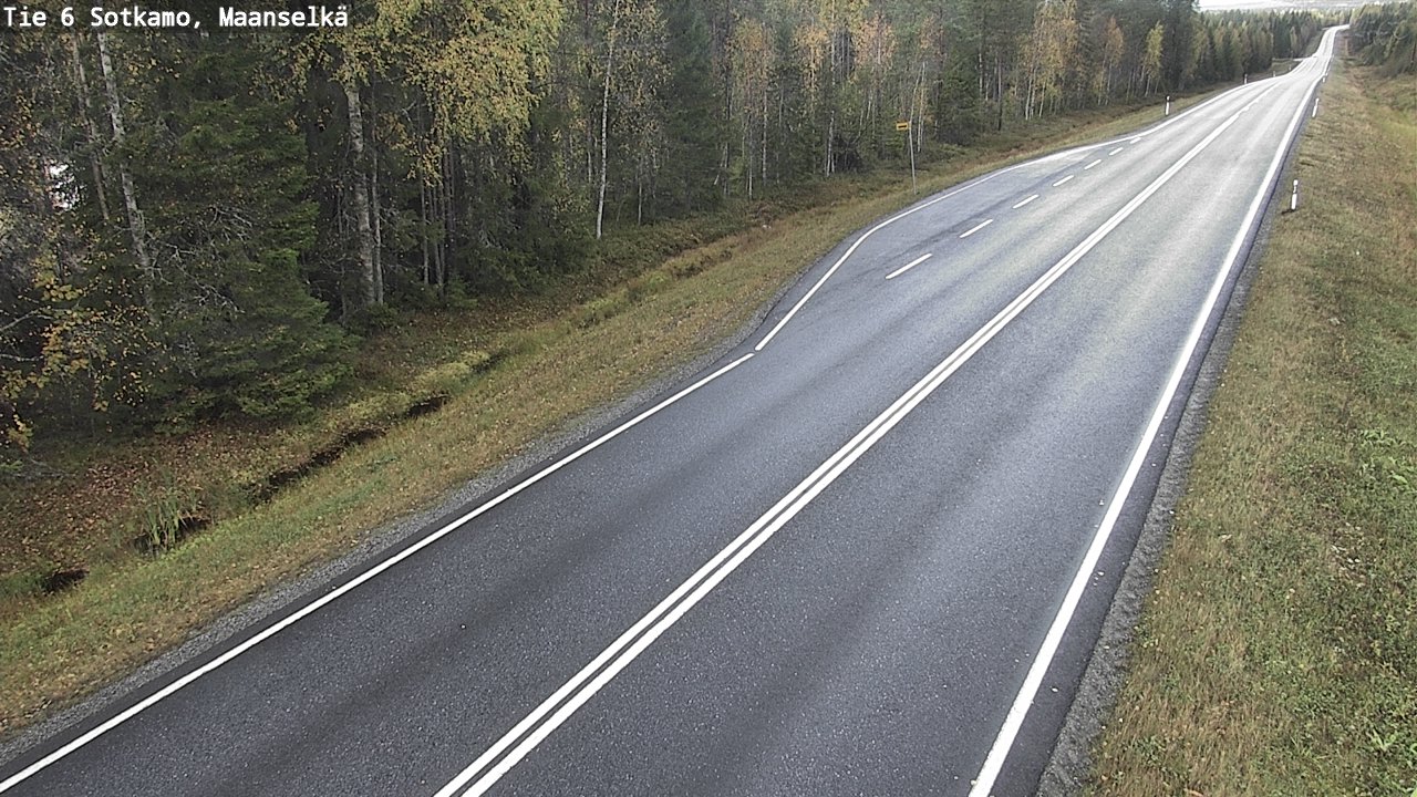 Kelikamerat Kuva Tie 6 Sotkamo, Maanselkä, Sotkamo, Kainuu