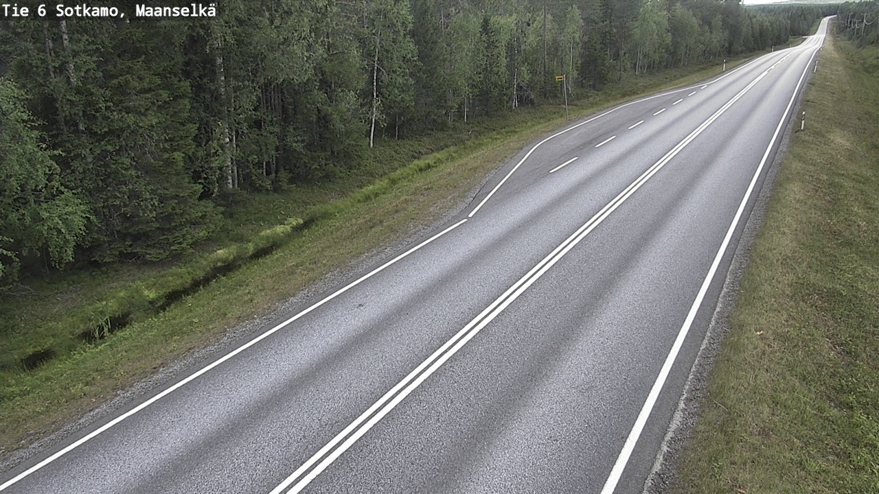 Kelikamerat Kuva Tie 6 Sotkamo, Maanselkä, Sotkamo, Kainuu