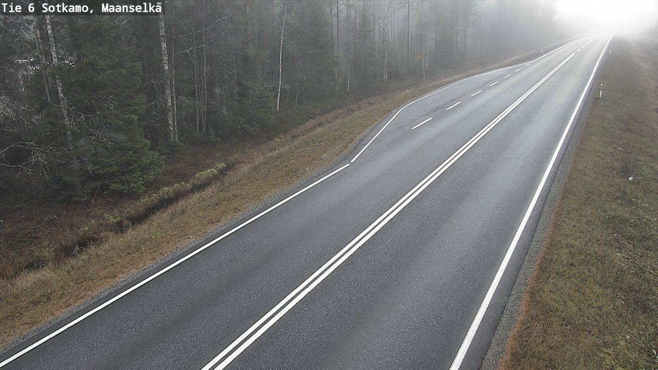Kelikamerat Kuva Tie 6 Sotkamo, Maanselkä, Sotkamo, Kainuu