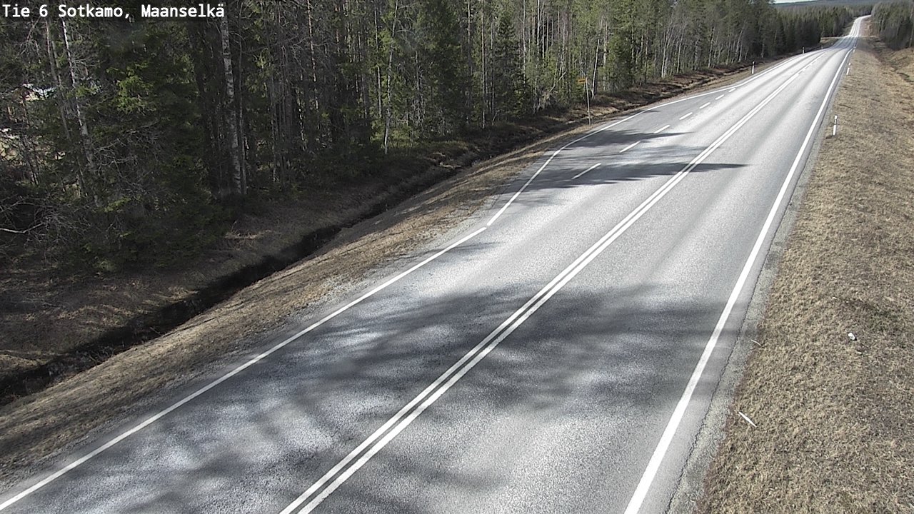Weather Camera Image Road 6 Sotkamo, Maanselkä, Sotkamo, Kainuu