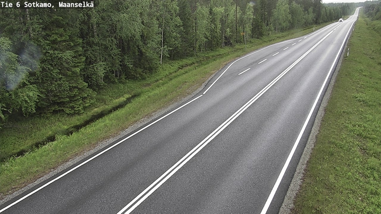 Weather Camera Image Road 6 Sotkamo, Maanselkä, Sotkamo, Kainuu